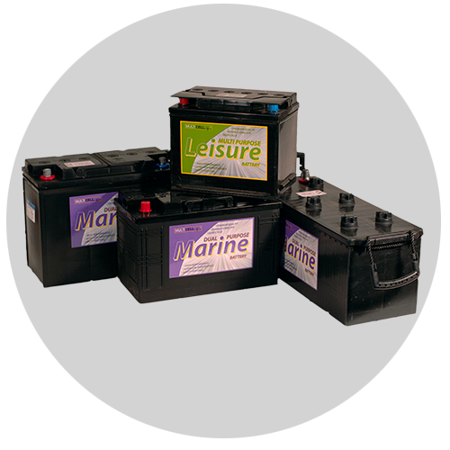 Group Of Marine and Leisure Batteries